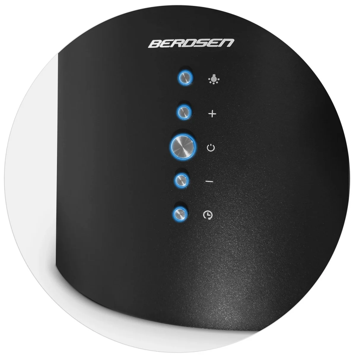 Витяжка кухонна острівна Berdsen 35 см, чорний BT-221 - Зображення 4