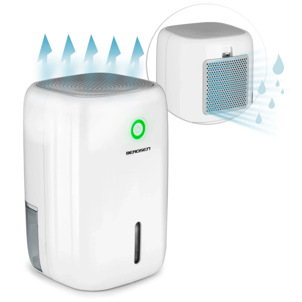 Осушувач повітря - поглинач вологи з автомобільним блоком живлення Berdsen BR-20A - Зображення 8