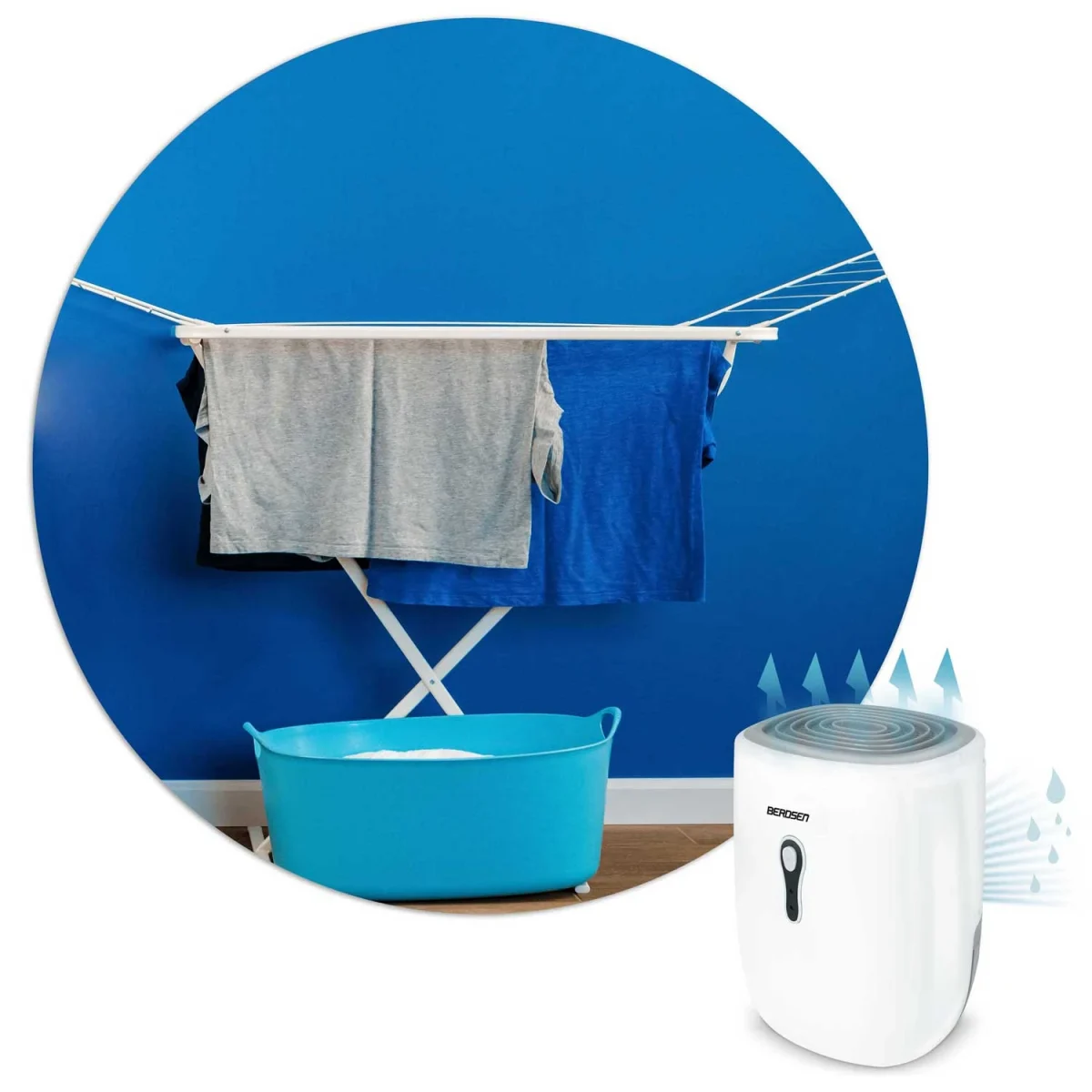 Осушувач повітря - вологопоглинач Berdsen BR-75B білий - Зображення 12