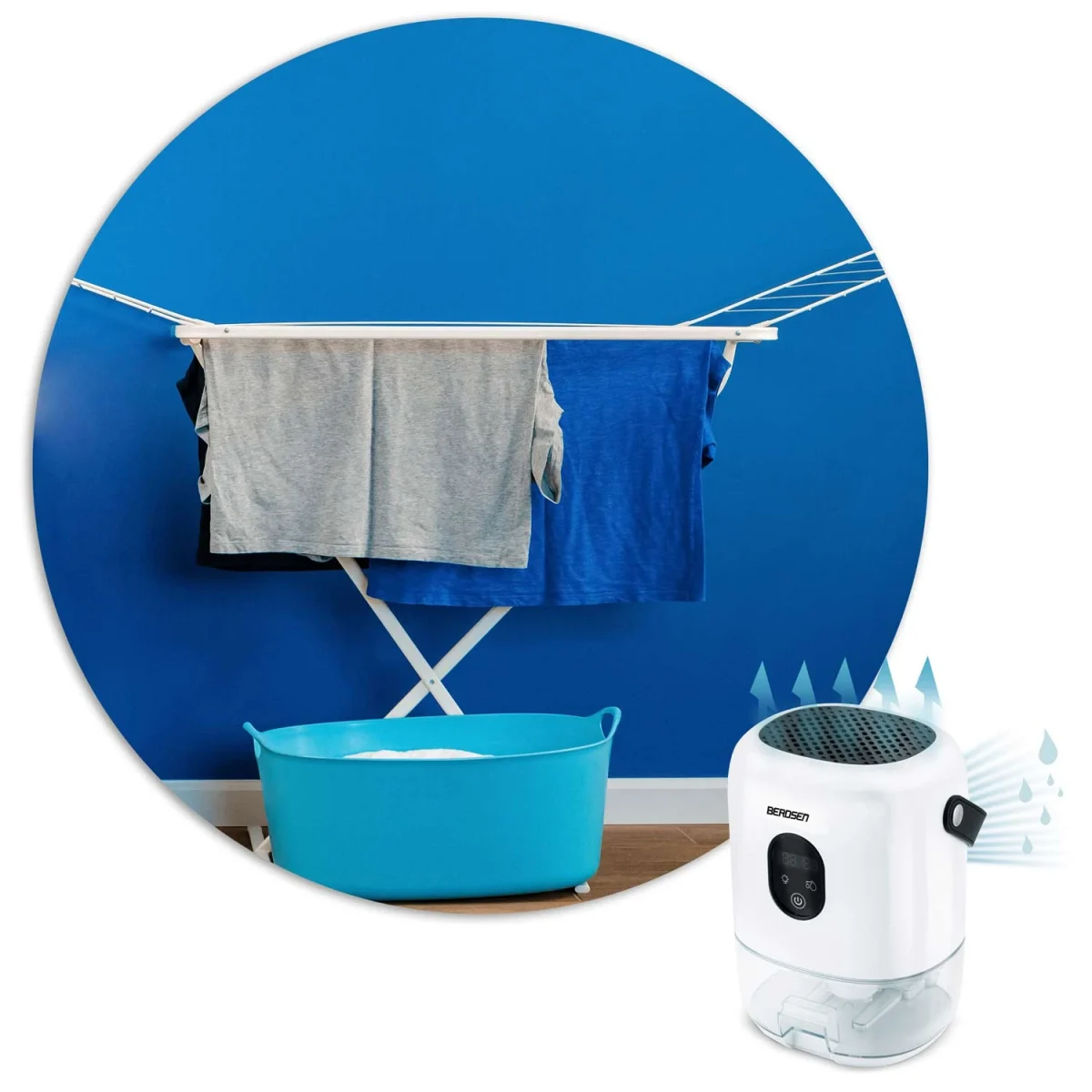 Осушувач повітря - вологопоглинач Berdsen BR-10B білий - Зображення 11