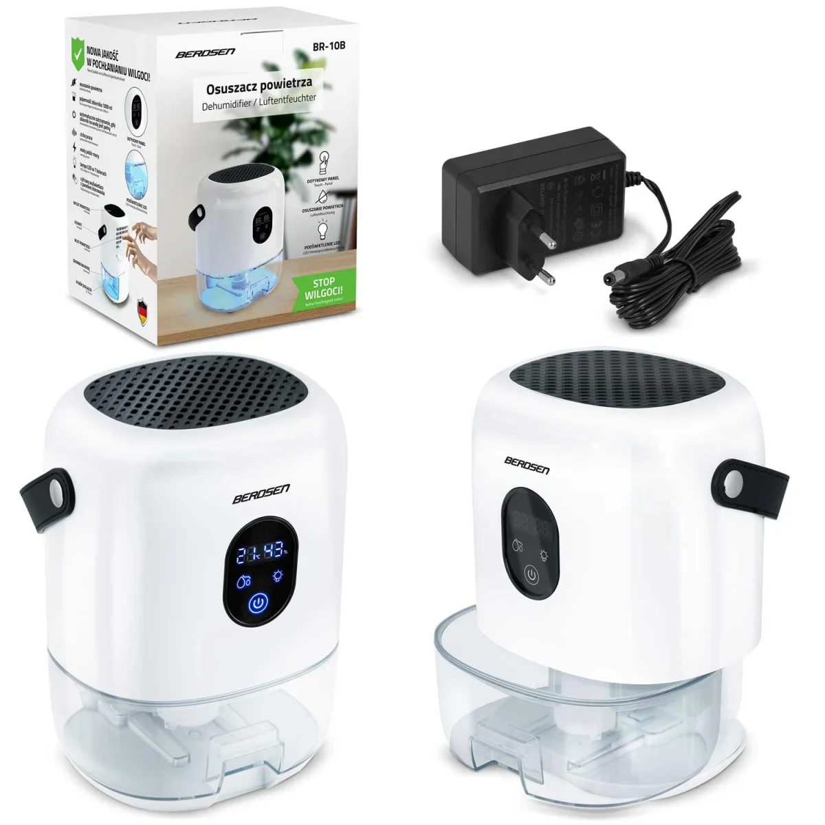 Осушувач повітря - вологопоглинач Berdsen BR-10B білий - Зображення 8