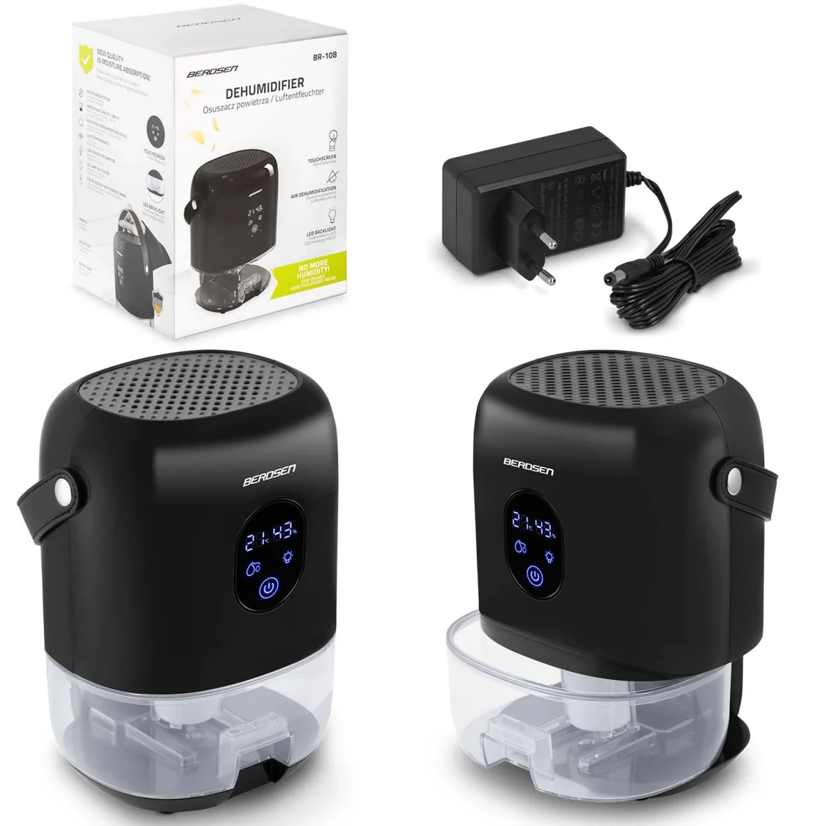 Осушувач повітря - вологопоглинач Berdsen BR-10B чорний - Зображення 14