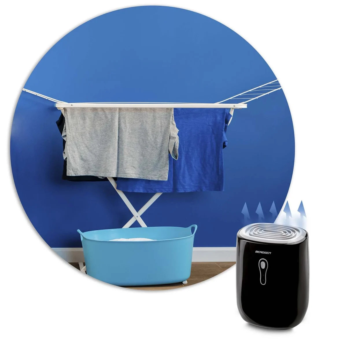 Осушувач повітря - вологопоглинач Berdsen BR-75B, чорно-сірий - Зображення 5