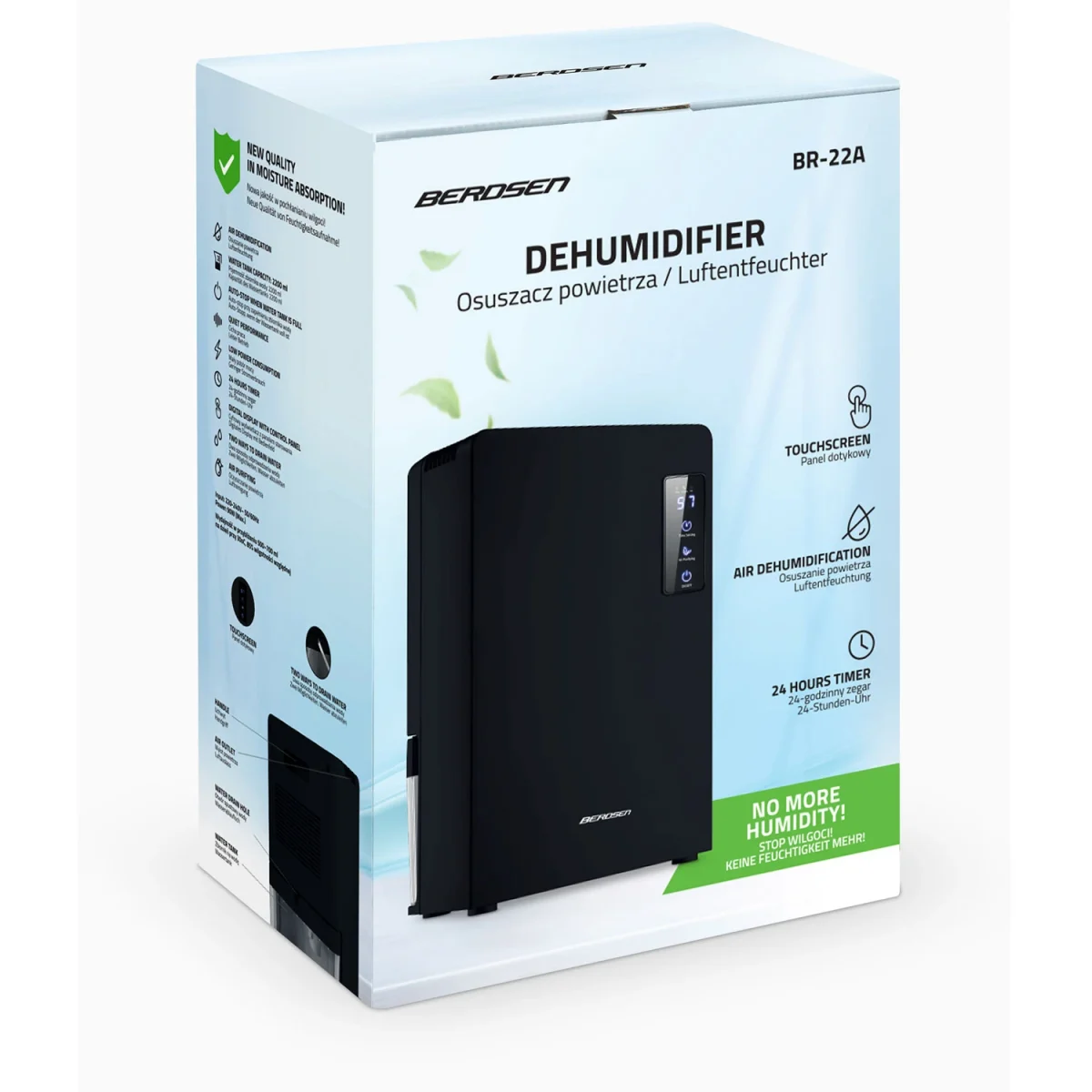 Осушувач повітря - вологопоглинач Berdsen BR-22A чорний - Зображення 16