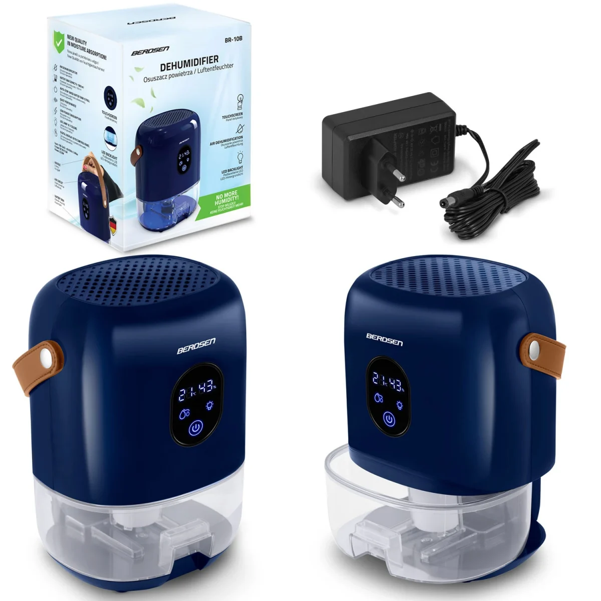 Осушувач повітря - вологопоглинач Berdsen BR-10B, темно-синій - Зображення 9