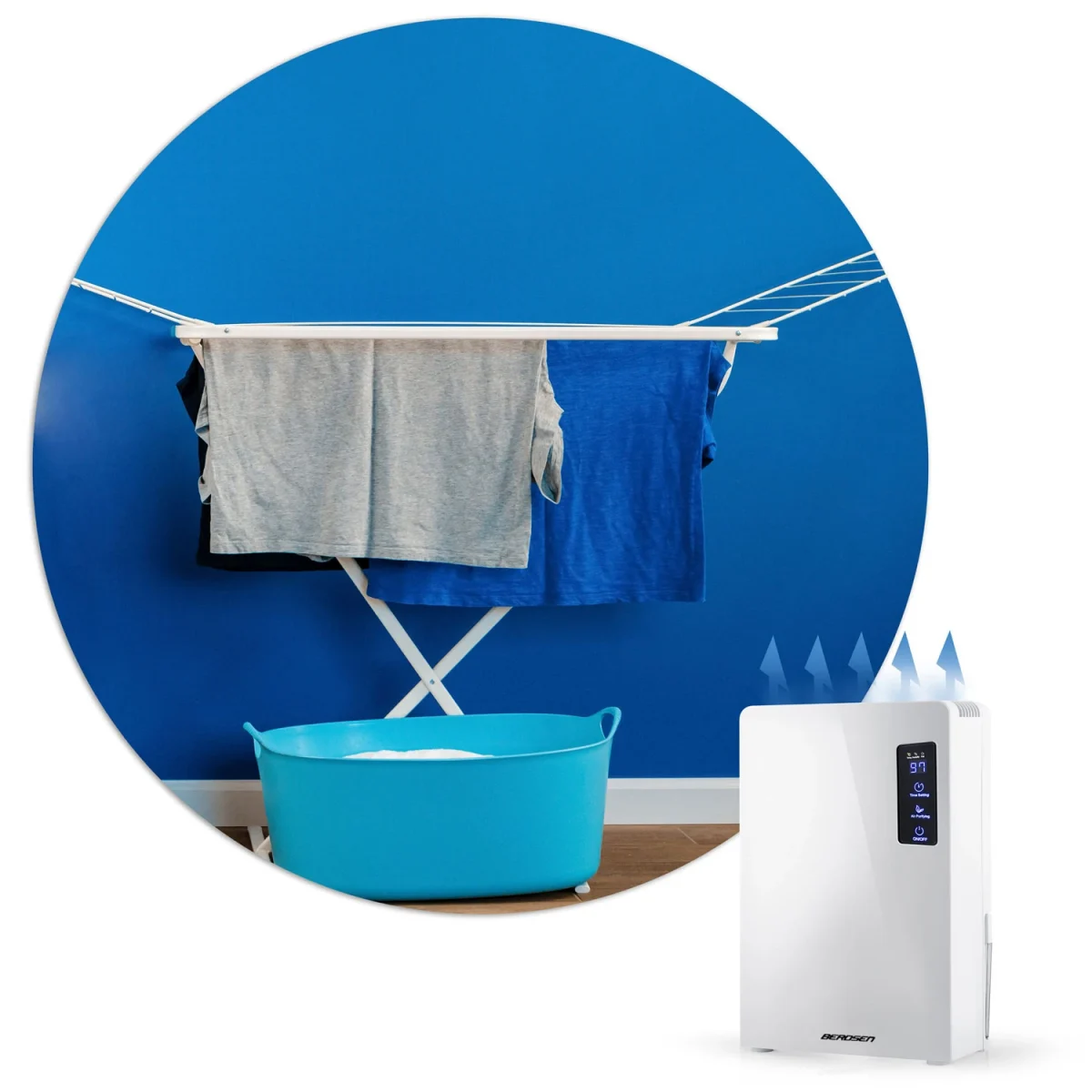 Осушувач повітря - вологопоглинач Berdsen BR-22A білий - Зображення 12