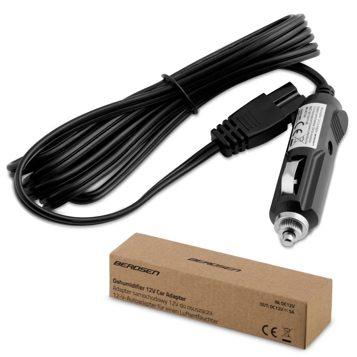 Осушувач повітря - поглинач вологи з автомобільним адаптером Berdsen BR-50B чорний - Зображення 11