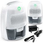 Осушувач повітря - поглинач вологи з автомобільним адаптером Berdsen BR-50B білий