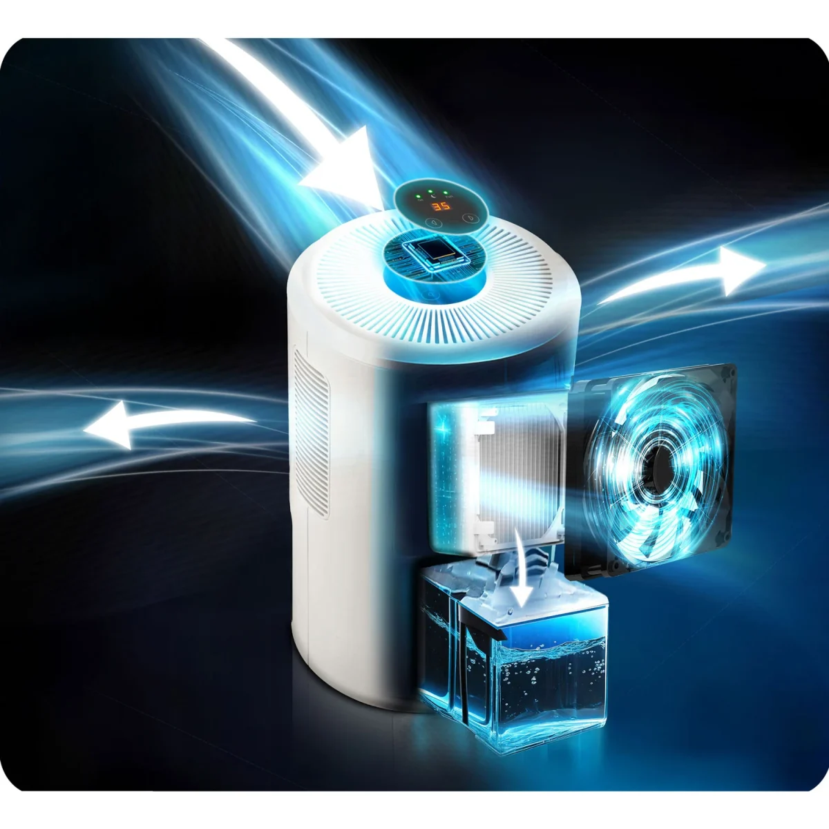 Осушувач повітря - вологопоглинач Berdsen BD-530 - Зображення 13