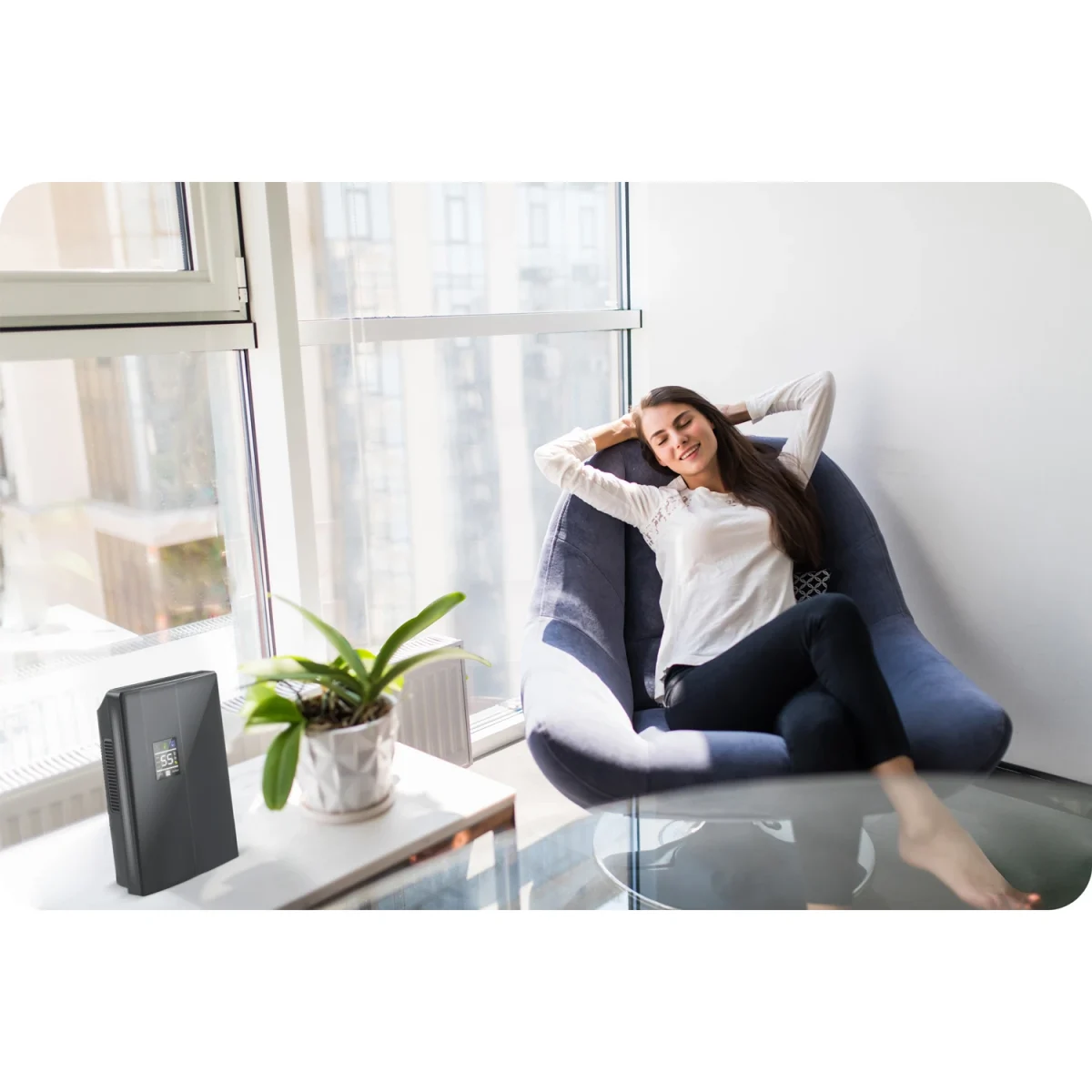 Осушувач повітря - вологопоглинач Berdsen BR-20D чорний - Зображення 7