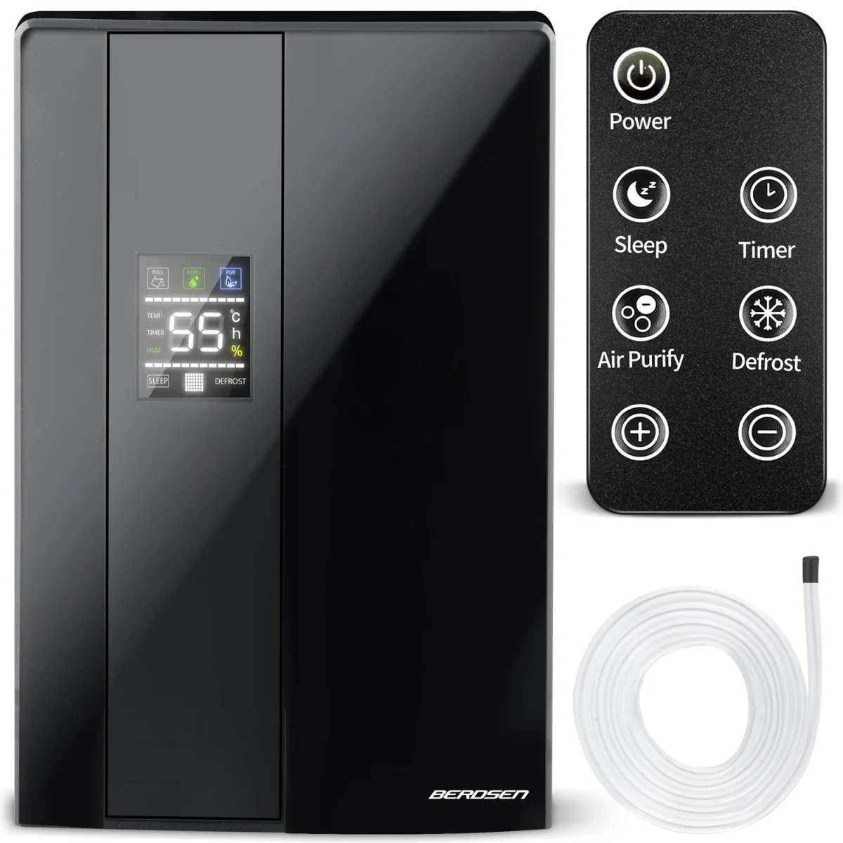 Осушувач повітря - вологопоглинач Berdsen BR-20D чорний - Зображення 13