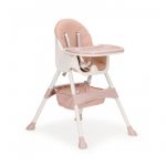 Стільчик для годування 2 в 1 з 5-точковими ременями ECOTOYS HC-823 рожевий — зручність і безпека для малюка - Зображення 2