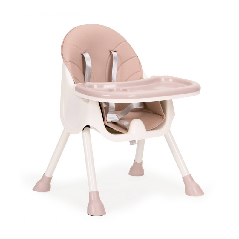 Стільчик для годування 2 в 1 з 5-точковими ременями ECOTOYS HC-823 рожевий — зручність і безпека для малюка - Зображення 3