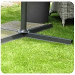 Складаний садовий парасоль з 6 сегментів бежевий 350 см - Ідеальний для вашого двору - Зображення 11