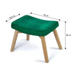 Підніжка для крісла Norse Sofotel темно-зелена - Зображення 6