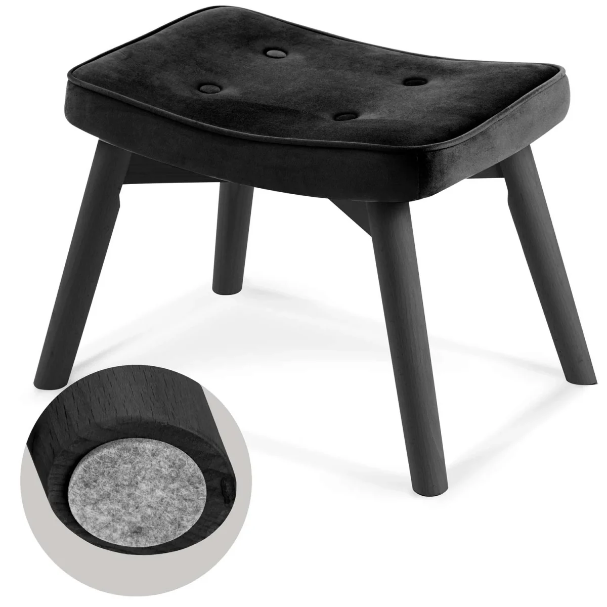 Підніжка для крісла Norse Sofatel чорна - Зображення 3