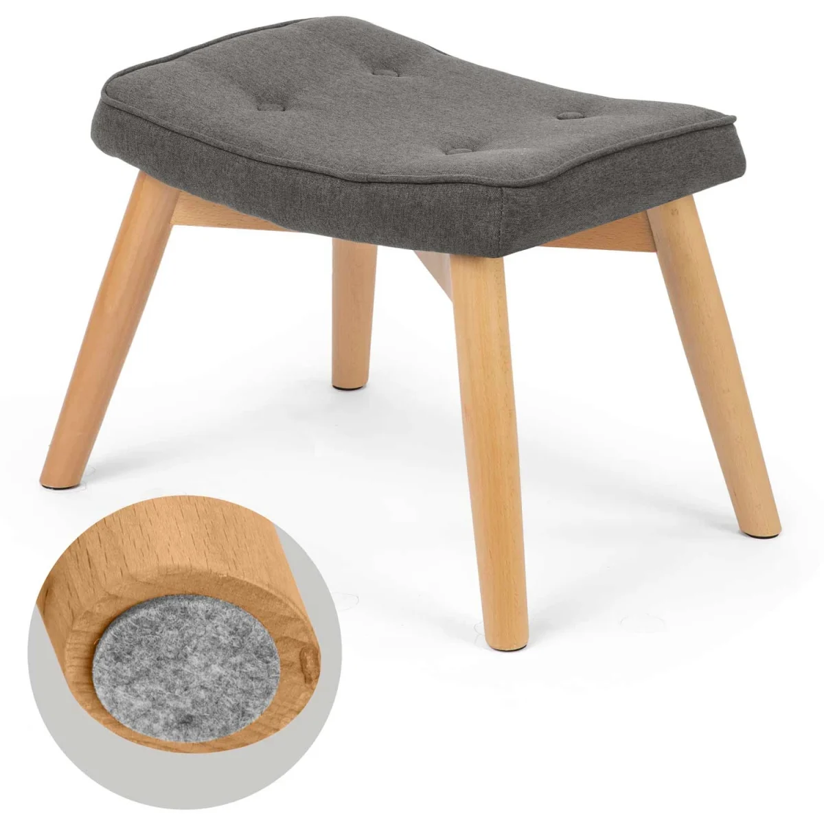 Підніжка для крісла Norse Sofotel темно-сіра - Зображення 4