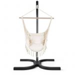 Крісло кокон каркас Бежевий Brazilian Beige Boho Зручне Крісло кокон каркас Елегантне підвісне крісло для вашого комфорту