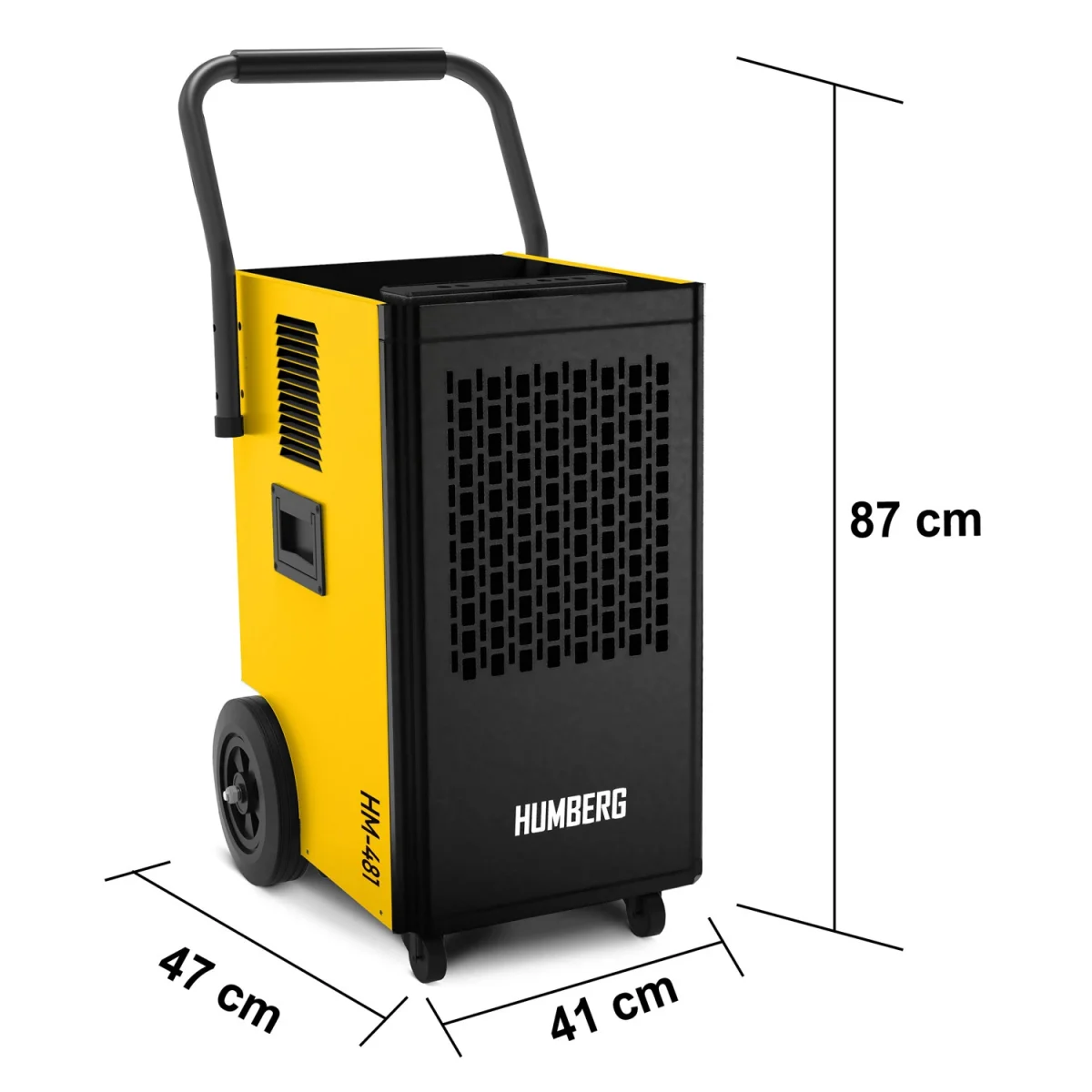 Промисловий осушувач повітря 50л/24г Humberg HM-481 - Зображення 4