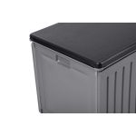 Садова Скриня зберігання 109 x 51 x 55 см 270 л сіра - Ідеальне рішення для вашого саду - Зображення 6