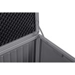 Садова Скриня зберігання 109 x 51 x 55 см 270 л сіра - Ідеальне рішення для вашого саду - Зображення 8