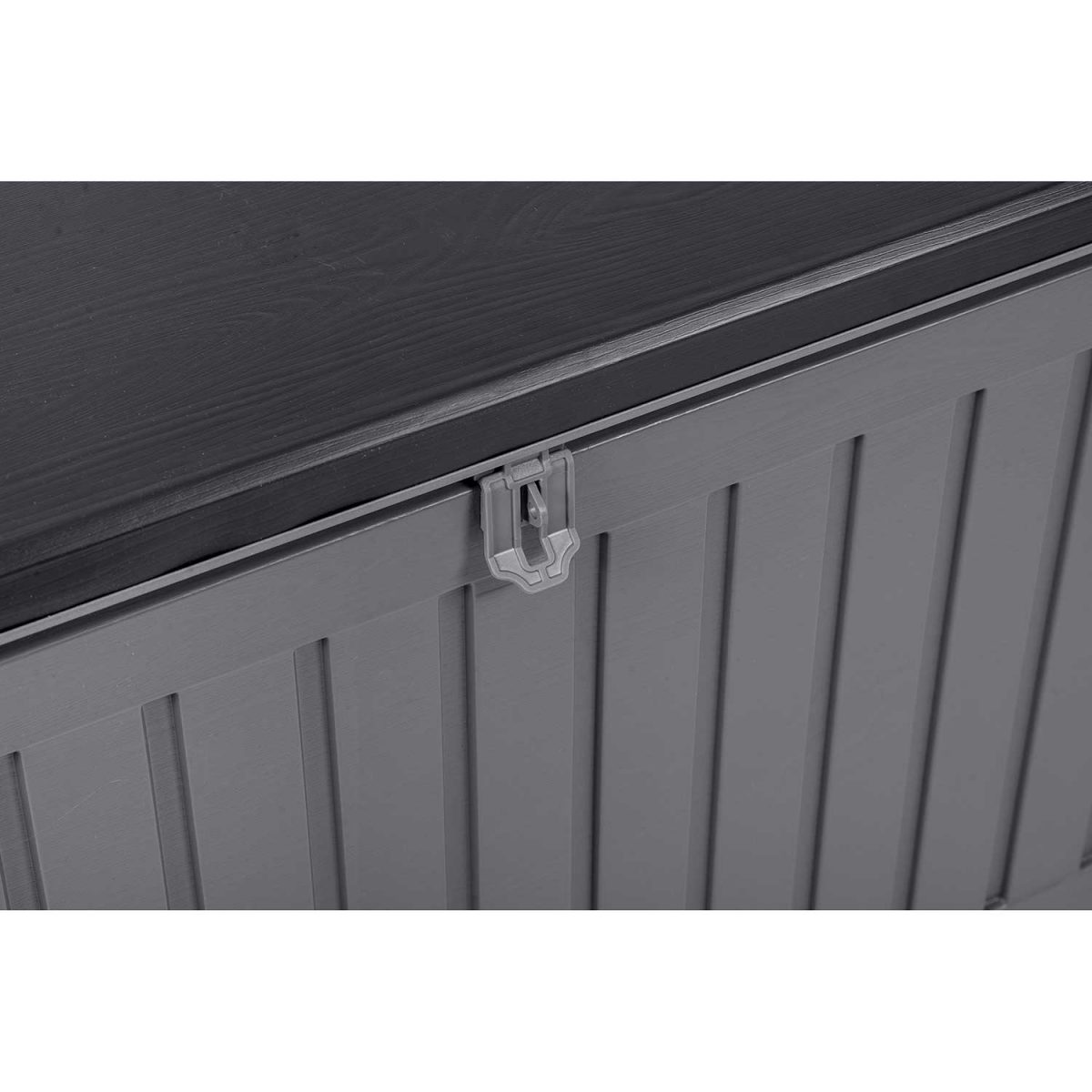 Садова Скриня зберігання 109 x 51 x 55 см 270 л сіра - Ідеальне рішення для вашого саду - Зображення 14