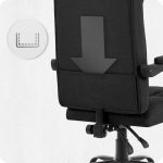 Поворотне крісло Cabro чорне C505 стиль та комфорт для роботи та відпочинку - Зображення 5