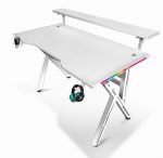 Геймерський стіл CRF4011RGB Білий – стильне RGB підсвічування - Зображення 4