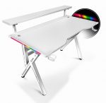 Геймерський стіл CRF4011RGB Білий – стильне RGB підсвічування - Зображення 13
