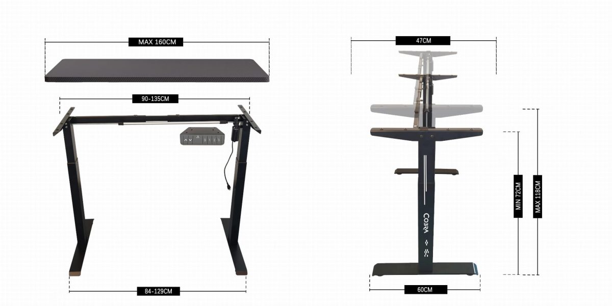 Геймерський стіл ELECTRA CRF12ELWH БІЛИЙ – елегантний білий дизайн - Зображення 17