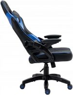 Геймерське крісло KRAKEN Feyton чорно-синє для тривалих сесій - Зображення 10