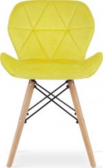 Крісло MUFART ELVA 3369 жовтий оксамит Для розкішного інтер'єру - Зображення 2