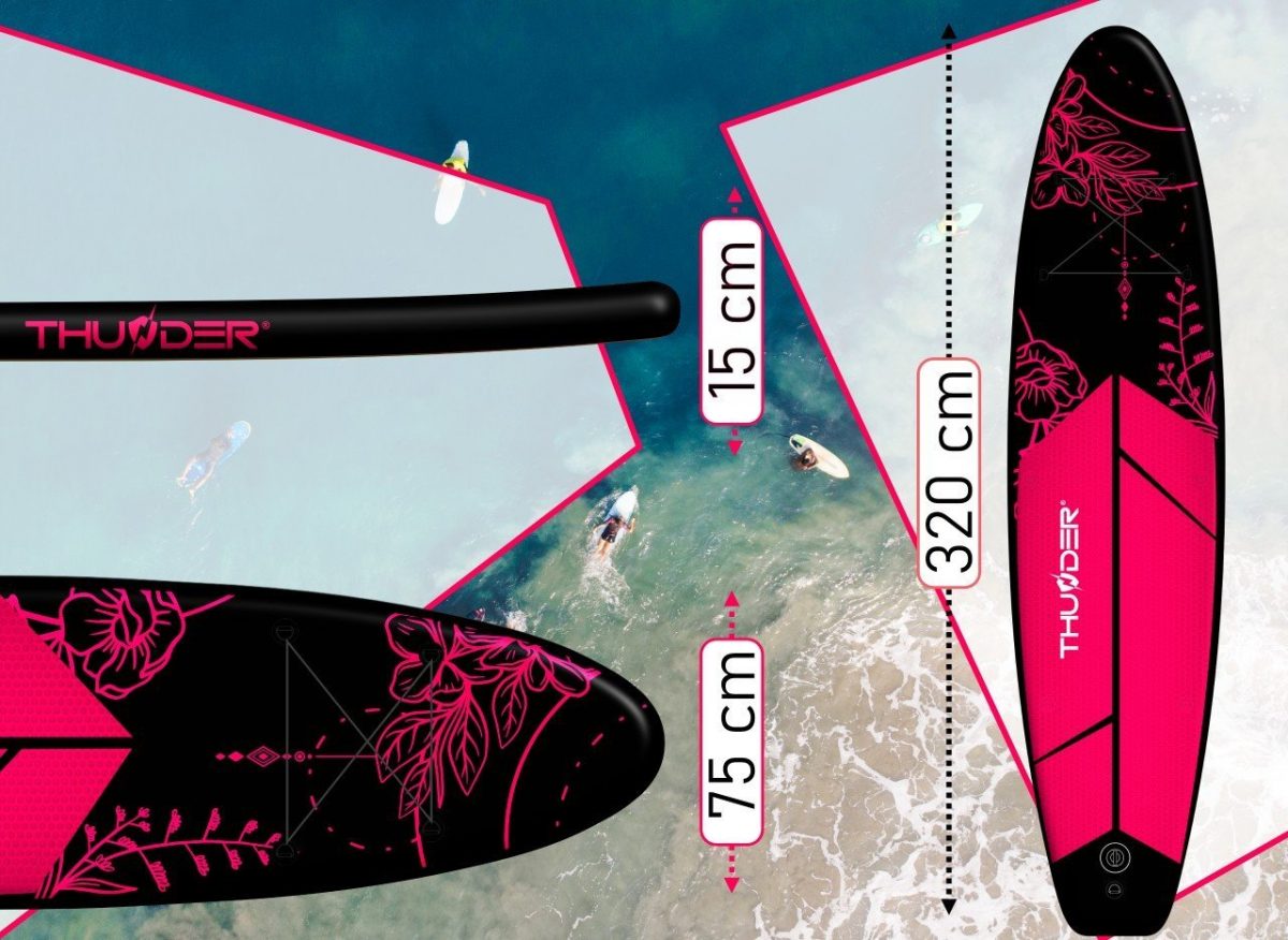 SUP дошка THUNDER COAST MOTH 320 см. - Зображення 3