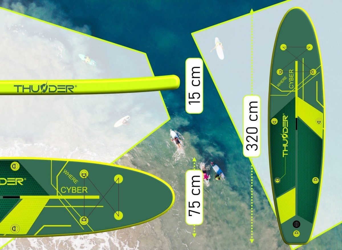 Надувна SUP дошка Thunder CYBER 320 - Зображення 4