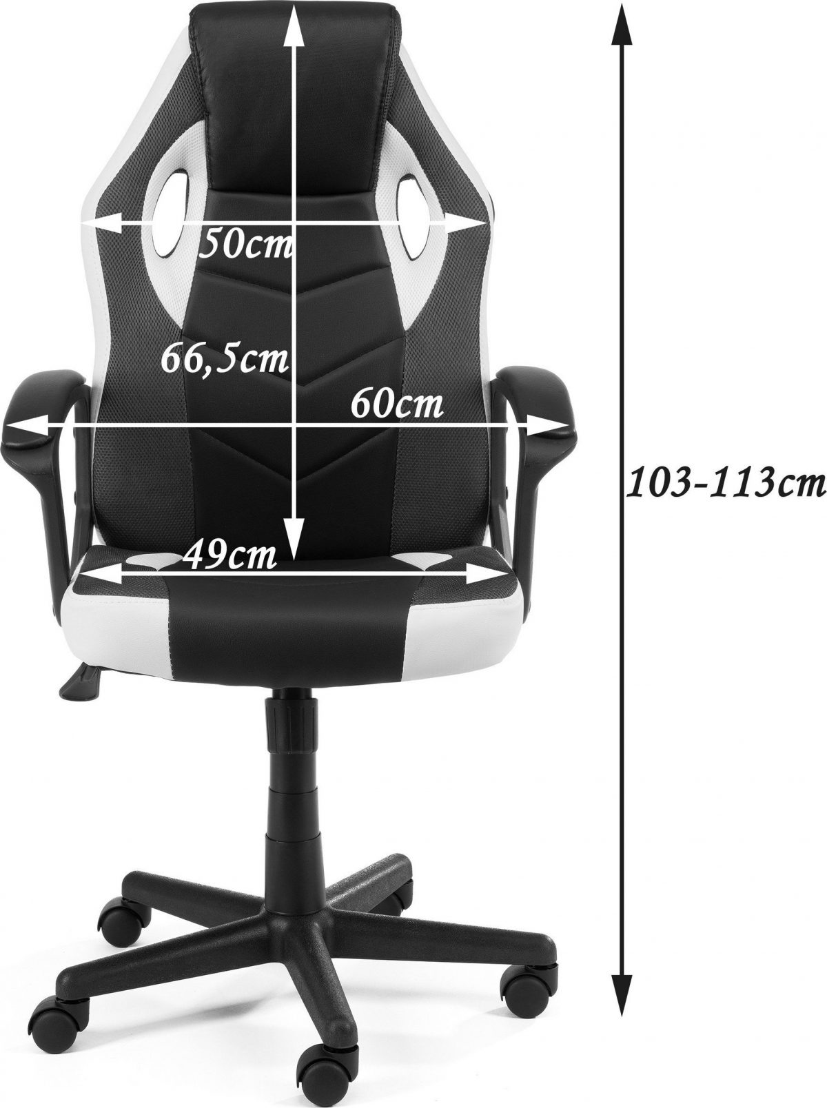 Ергономічне геймерське крісло 4 Gamers чорно-червоне - Зображення 6