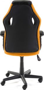 Комфортне геймерське крісло 4 Gamers чорно-помаранчеве - Зображення 4