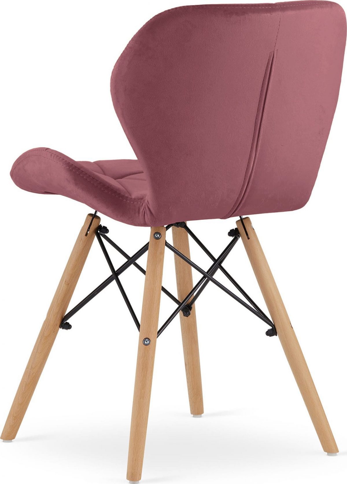 Крісло MUFART ELVA 3799 темно-рожевий оксамит Для витонченого та комфортного інтер'єру - Зображення 3