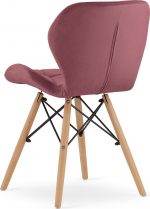 Крісло MUFART ELVA 3799 темно-рожевий оксамит Для витонченого та комфортного інтер'єру - Зображення 3