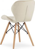 Крісло MUFART ELVA 3800 оксамит бежевий Для вишуканого дизайну - Зображення 3