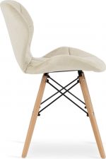 Крісло MUFART ELVA 3800 оксамит бежевий Для вишуканого дизайну - Зображення 4