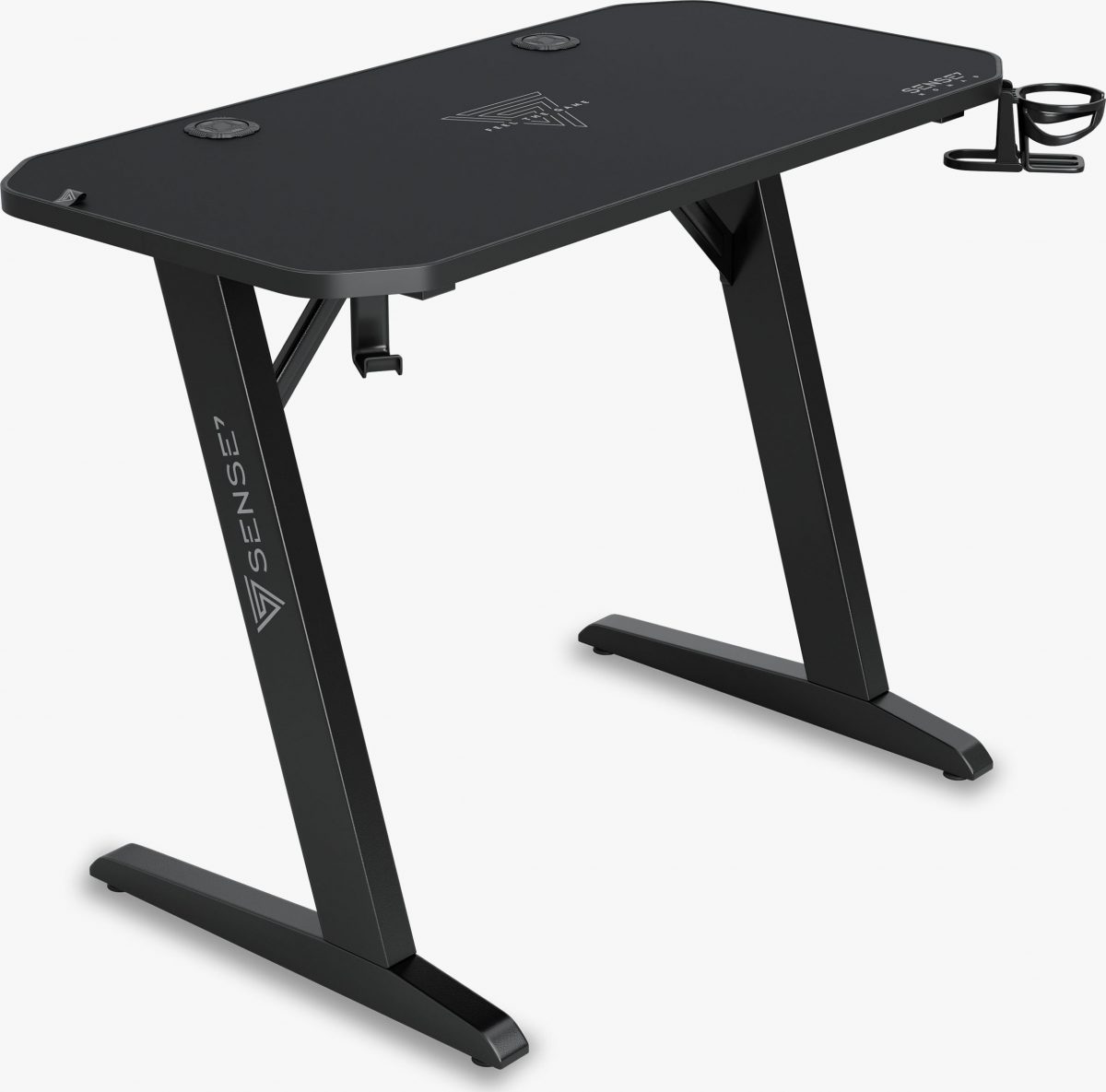 Ігровий стіл SENSE7 Nomad Classic Black 100x50 см для геймерів - Зображення 2