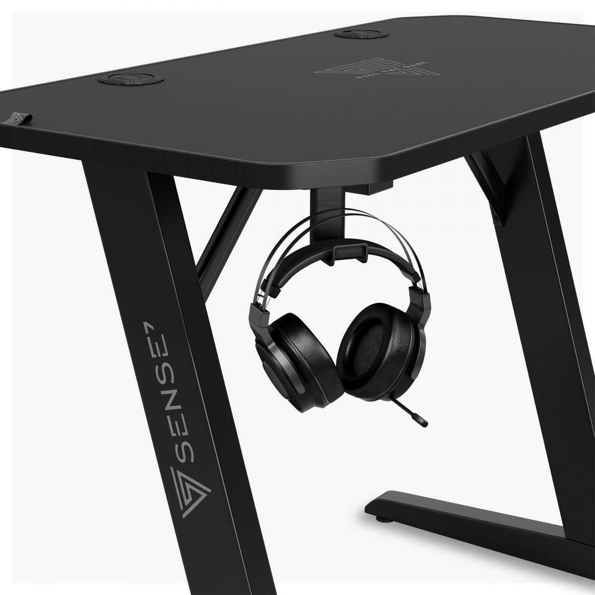 Ігровий стіл SENSE7 Nomad Classic Black 100x50 см для геймерів - Зображення 6