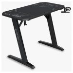 Ігровий стіл SENSE7 Nomad Cybernetic Black 120x60 см – ергономічний стіл для комфортної гри та роботи - Зображення 2