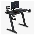 Ігровий стіл SENSE7 Nomad Cybernetic Black 120x60 см – ергономічний стіл для комфортної гри та роботи