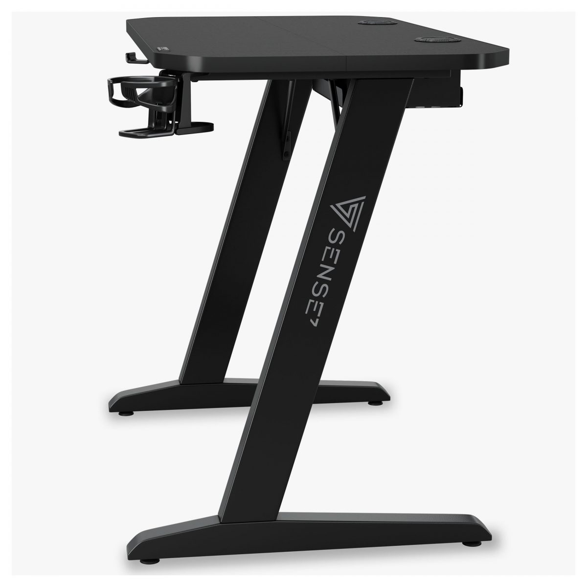 Ігровий стіл SENSE7 Nomad Cybernetic Black 120x60 см – ергономічний стіл для комфортної гри та роботи - Зображення 3