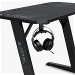 Ігровий стіл SENSE7 Nomad Cybernetic Black 120x60 см – ергономічний стіл для комфортної гри та роботи - Зображення 8