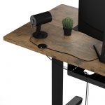 Ігровий стіл SENSE7 Nojo 120x60 Чорний дуб для комфортного користування - Зображення 6