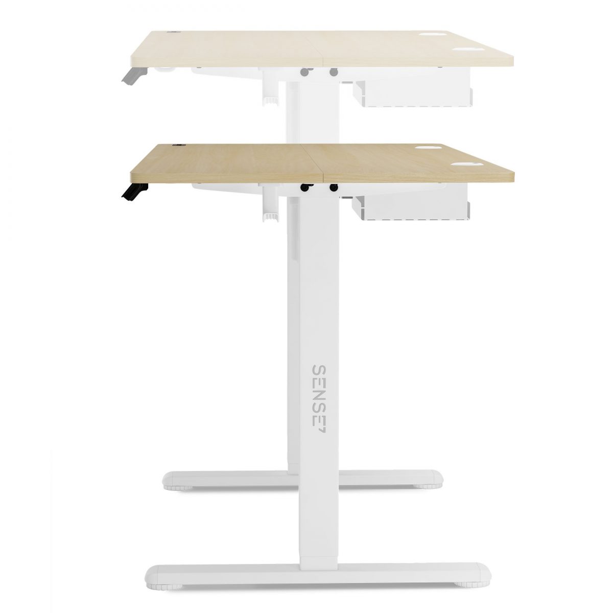 Ігровий стіл SENSE7 Nojo 120x60 біла сосна для стильного інтер'єру - Зображення 4