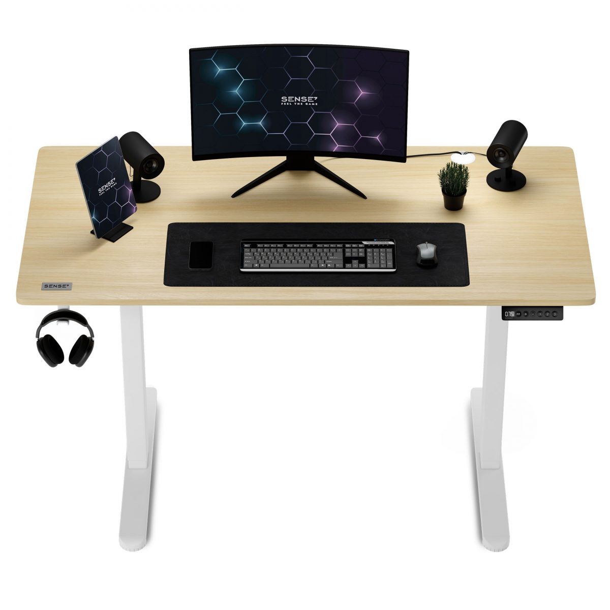 Ігровий стіл SENSE7 Nojo 120x60 біла сосна для стильного інтер'єру - Зображення 6