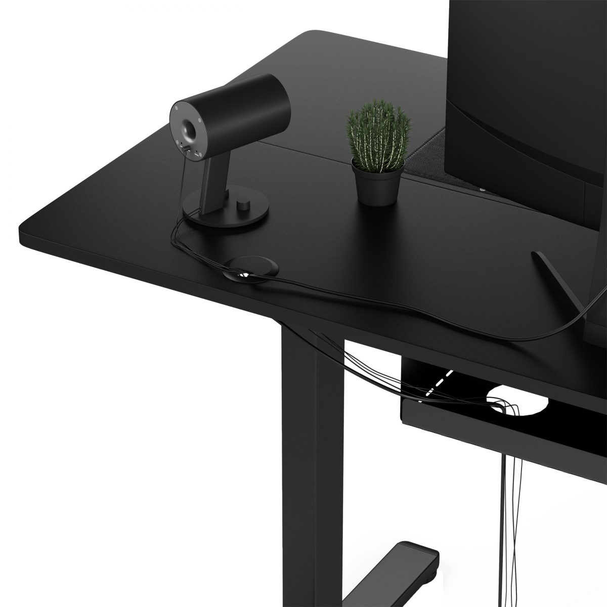 Електричний ігровий стіл SENSE7 Nojo 120х60 см Чорний для комфортного ігрового процесу - Зображення 7